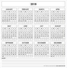 Get Free Blank Template Of Year 2018 Printable Calendar These Editable Pr Printable Yearly Calendar Yearly Calendar Template Free Printable Calendar Templates