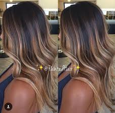So Summery Against Her Gorgeous Tanned Skin Black Hair Balayage Hair Styles Hair Highlights
