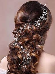 Lovely Half Up Half Down Wedding Hair Ideas Bridal Headband Hair Hair Styles Hair Vine Wedding