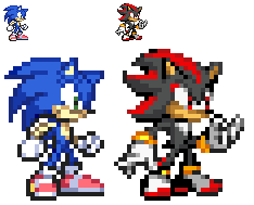 Sonic And Shadow Brawlrecolour By Lucarioshirona On Deviantart Create game sprites, make pixel art, animated gifs, share artwork and socialize online. sonic and shadow brawlrecolour by