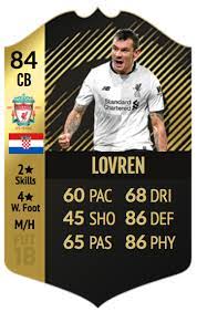 Dejan lovren(croatian pronunciation:dějan lǒʋren;45born 5 july 1989) is a croatian professionalfootballerwho plays as acentre backforpremier leagueclubliverpooland thecroatia national team. Dejan Lovren 84 Inform Fut Chief