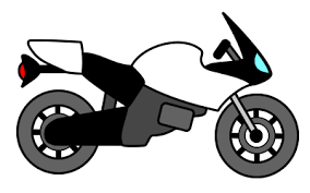 From there you form a trapeze based on the centers of the wheels and the height will be the height of the motorcycle's headlight. How To Draw A Cartoon Motorcycle Built From Simple Shapes