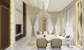 With elegantly designed porches, the room looks beautiful. Villa Interior Design Dubai Zylus Interior Design Company Dubai