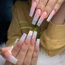 Thirsty For Sensible Nails Desing Then Research This Simply Midas Example Reference 3887075194 Right Here C Bling Nails Coffin Nails Long Coffin Nails Ombre