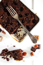 Brownie Chocolat Noir Et Caramel Beurre Sale Recette Brownie Chocolat Chocolat Caramel