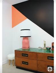 Colour Block Home Decor Geometric Wall Paint Wall Design