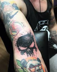 50 punisher tattoos for men Small Tattoos Gwan Soon Lee