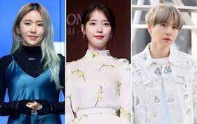 Suran (kiri) dan suga bts (kanan). Suran Unggah Postingan Ambigu Soal Kolaborasi Iu Dan Suga Ingin Tunjukkan Hubungan