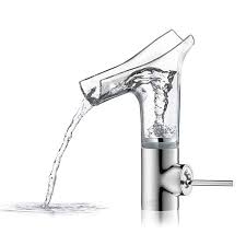 astonishing faucet with clear glass