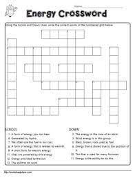 3rd grade word search puzzles. Energy Crossword Worksheets