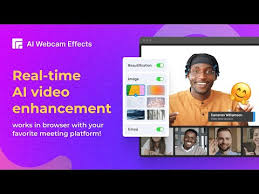 AI Webcam Effects for Video Meetings