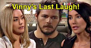 The bold and the beautiful spoilers for monday, august 2 reveal that li finnegan (naomi matsuda) and jack finnegan (ted king) met the forresters. The Bold And The Beautiful Spoilers Vinny S Last Laugh Steffy S Baby Is Liam S Finn Hope Heartbreak Celeb Dirty Laundry