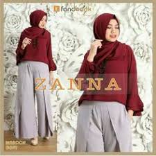 Bahan blus balotely fit to l besar. 30 Ide Keren Model Baju Muslim Setelan Kulot Maria Space