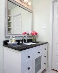 10 Lessons We Ve Learned From The Property Brothers Black Bathroom Trendy Bathroom White Bathroom