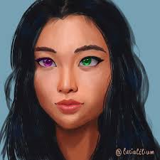 Oops! I accidentally tricked you guys… Looks like I still quite like to  draw/paint in my usual semi-realistic style. So it's just a boring portrait  of my OC for today, but I'm