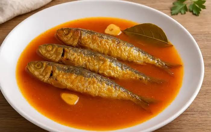 Small Sardines in Escabeche