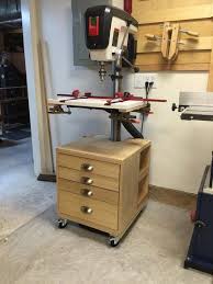 Drill Press Cabinet By Boatz Lumberjocks Com Woodworking Community Drill Press Table Drill Press Woodworking Drill Press