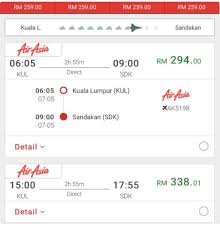 Flight kl1300 is operated infrequently or with changing schedules. Air Asia To Lower Fares To Sabah And Sarawak For General Election Starting Monday Coconuts Kl