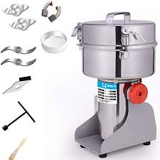 1000g Moulin A Farine Electrique Muesli Cereales Grinder A Grande Vitesse De Type Swing Moulin A Cafe En Grains Epices Herbes Noix Hachoir Melangeur Machine A Poudre De Cereales 220v Amazon Fr Cuisine