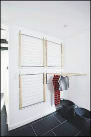 40 in indoor outdoor retractable industrial gray wall mount drying. Diy Wall Mounted Drying Rack Do You Need This At Home Laundry In Bathroom Drying Room Laundry Room Design
