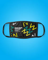 Download Face Mask Mockup In Apparel Mockups On Yellow Images Object Mockups
