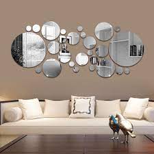 I thought it worked out quite well. 30pcs 3d Mirror Wall Sticker Round Mirror Diy Tv Background Bathroom Stickers Wall Decor Bedroom Bathroom Home Decoration Mirror Buy From 6 On Joom E Commerce Platform
