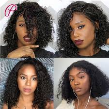 Be your own stylist, be different! Global Curly Lace Front Human Hair Wigs With Baby Hair Brazilian Remy Hair Short Curly Bob Wigs Buy At A Low Prices On Joom E Commerce Platform
