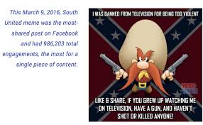 Warner brothers cartoons, poster, top from left: Aaron Mate On Twitter More Highlights Of The Russian Propaganda Campaign That May Have Decided The 2016 Election This One Of A Gun Wielding Yosemite Sam Was The Most Shared Post On Facebook Https T Co Esj6jeksxv