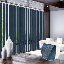 Amazon.com: FACIMI Cordless Blackout Vertical Blinds, Navy Blue 3.5 Inch  Slat Fabric Window Shade, UV Protection Decoration Vertical Window Blind  for Windows, Large Doors : Home & Kitchen