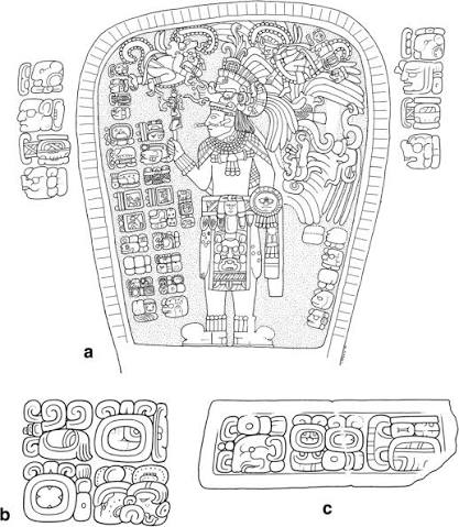 a) Jimbal Stela 1, dated to AD 879 in the Terminal Classic. Note the... | Download Scientific Diagram