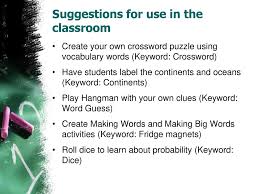 If you have too many words or your words are too long, they may be left out of the puzzle. How To Create A Smart Board Lesson Using Notebook Software Ppt Download