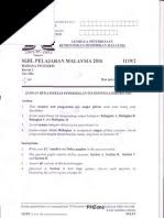 Spm mathematics 2016, paper 2 (questions 3 & 4). Kertas Sebenar Spm 2016 Bahasa Inggeris 1119 2 Eating Foods