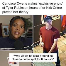 Candace Owens claims 'exclusive photo' of Tyler Robinson hours after Kirk  Crime proves her theory (link in the comments)