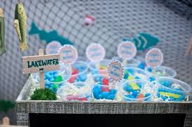 Fishing birthday party ideas | photo 9 of 25. Kara S Party Ideas Colorful Gone Fishing Birthday Party Kara S Party Ideas