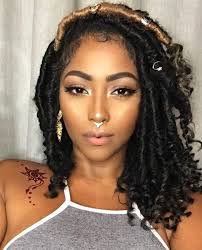 Black And Blonde Faux Locs Bob Faux Locs Carlahenry Natural Hair Styles Faux Locs Hairstyles Human Hair Wigs