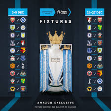 Fixtures results tables tv guide tournaments & leagues. Amazon Prime Announce 20 Live Premier League Matches Over Christmas Period