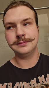 Sure, Fireflicker wanted to be sweet, but we all know they just wanted to  mess up my mustache! 😆