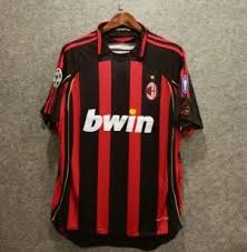 Ac Milan 2006 07 Top Home Retro Soccer Jersey N107 Soccer Shirts Soccer Jersey Custom Soccer