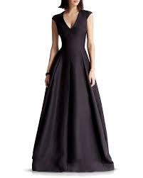 Image not available for color: Halston Heritage Faille Structured Gown Bloomingdale S Halston Dress Structured Gown Silk Evening Dress