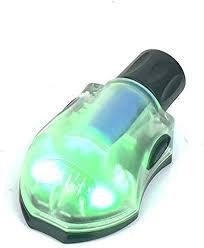 Amazon Com Tactical Helmet Signal Lights Green Ir Or Red Ir Light Military Airborne Survival Light With Magic Tape For Fast Helmet Green Sports Outdoors