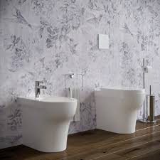 Scegli il design che più ti rispecchia! Sanitari Filo Parete Ceramica Azzurra Pratica Wc E Bidet Con Sedile Soft Close Filo Muro Offerta Bagno Casa E Cucina Janetandjanet Com