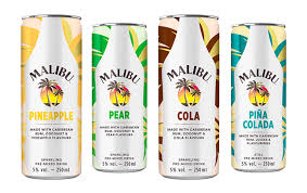 Malibu rum, ice cubes, coconut cream. Malibu Goes Global With Contemporary Redesign The Spirits Business