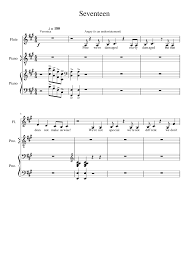 Marching music for piano compilation. Seventeen Heathers The Musical Sheet Music For Piano Flute Mixed Trio Musescore Com