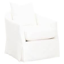 We did not find results for: Faith Modern Classic Cream Upholstered Slipcovered Swivel Arm Chair Kathy Kuo Home