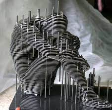 Sliced Metal Sculptures Metal Art Sculpture Sculpture Art Steel Art