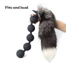 Super Long Beads Anal Tail Cosplay Anal Plug Massager Pull Beads Butt Plug  Silicone Soft Anal Ball Dilator For Woman Fox Tail - Anal Plug - AliExpress