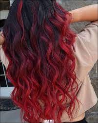 Adios ombre this fall hair hues are all about subtlety least that according matrix celebrity hairstylist george papanikolas who counts stars such mira kerr miley cyrus among his clients. Schwarze Haare Rote Ombre Modelle 2019 Haare Modelle Ombre Rote Schwarze Hair Dye Tips Hair Styles Ombre Hair