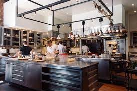 Depending on the size of the kitchen, the staff, and the productivity, the kitchen can many larger restaurants have designated stations for fish, pastries, and pasta, and while you may not have that luxury, you can still set up designated spaces. Greenhousedesignlayout Industrial Style Kitchen Professional Kitchen Design Restaurant Kitchen Design