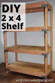 Diy 2x4 Shelving Unit Diy Wood Shelves Diy Storage Shelves Diy Home Furniture