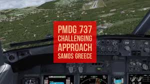 Prepar3d V3 3 Pmdg 737 Challenging Approach 29 Palms Samos Lgsm